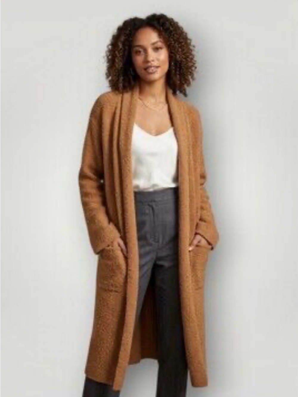 Anthropologie Sleeping on Snow Long Cardigan